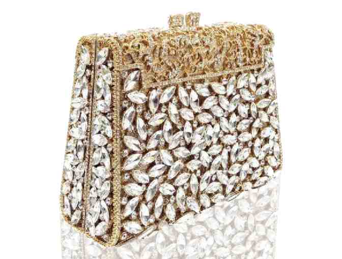 Diamonds Are A Girl's Best Friend Gold Purse - Photo 1