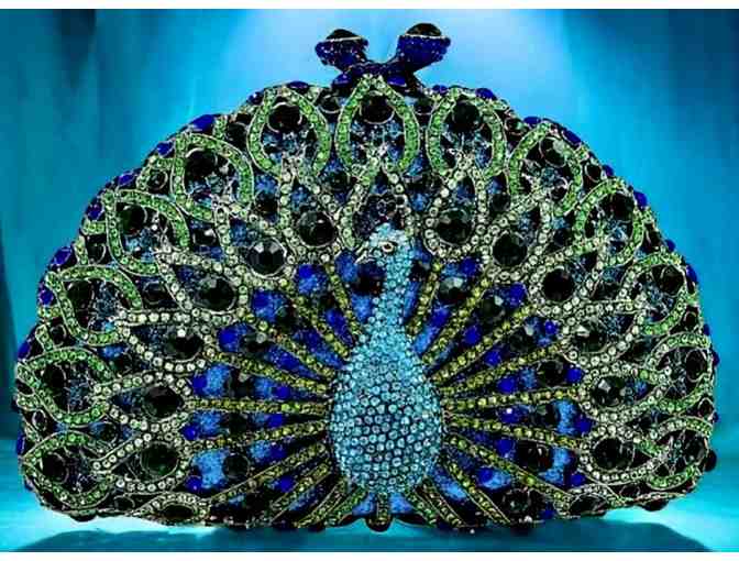 Blue Peacock of Paradise Purse - Photo 1