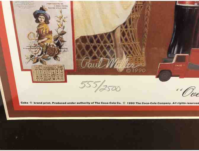 Framed Coca Cola Poster: Signed Limited Edition