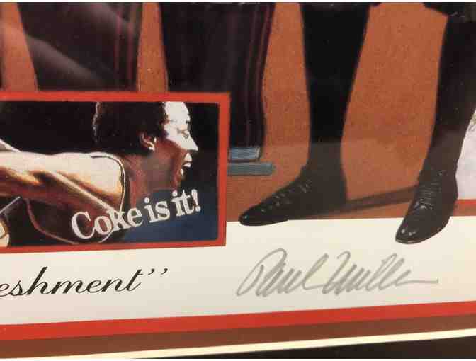 Framed Coca Cola Poster: Signed Limited Edition