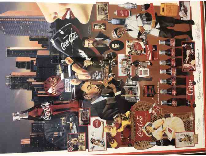 Framed Coca Cola Poster: Signed Limited Edition