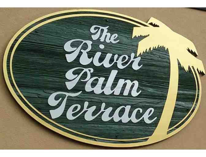 Dine at The River Palm Terrace, Edgewater