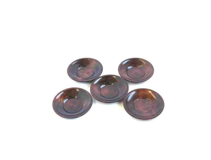 Classic Wooden Coasters, Set of 5