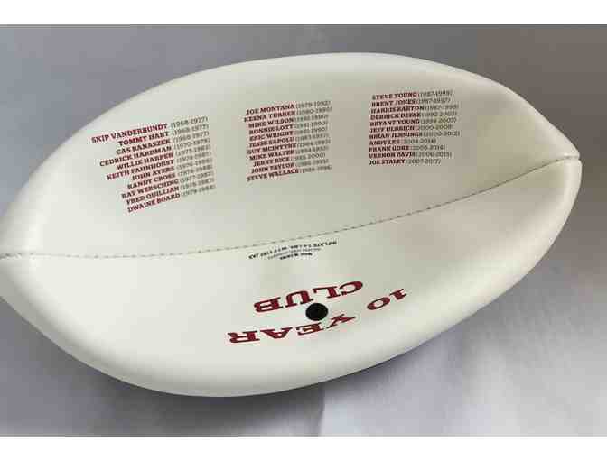 San Francisco 49ers: 10 Year Club Football