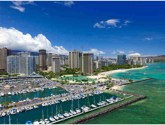 *LIVE ITEM*  Hawaiian Escape Package for TWO: Fly, Stay at the Ilikai, Dine and Shop