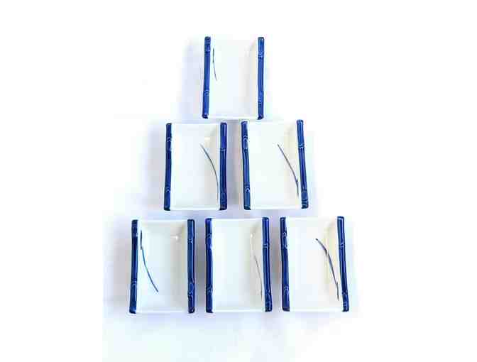 Blue and White Shoyu Dishes (Set of 6)