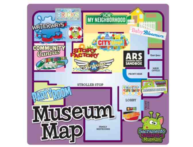 Sacramento Children's Museum: Family of Four Admission Pass