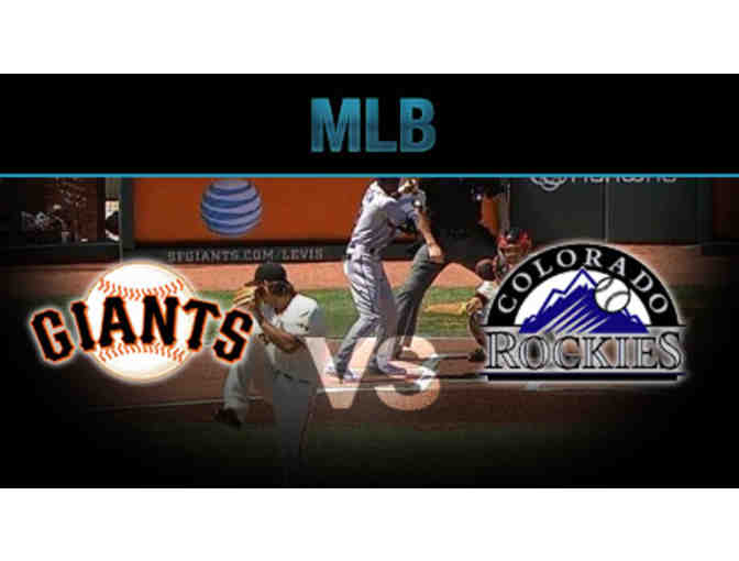 Center Exclusive: Owner's Seats for SF Giants vs Rockies with Parking Pass- 4/11