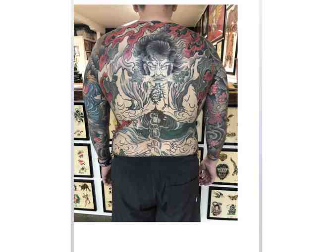 Tattoo Session with Jill 'Horikyuki' Bonny of Studio Kazoku