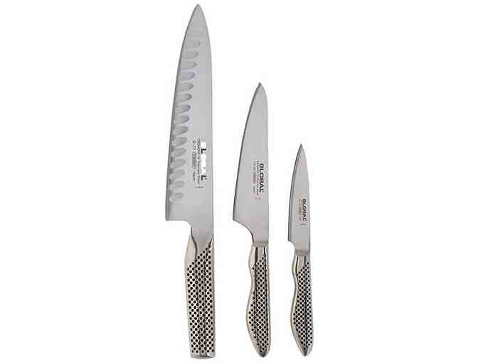 Global Classic 3 Piece Chef's Kitchen Knife Set
