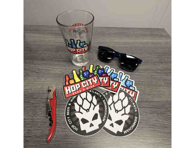 Hop City Premium Wine Collector's Set (6 Bottles) and Craft Beer Accessories
