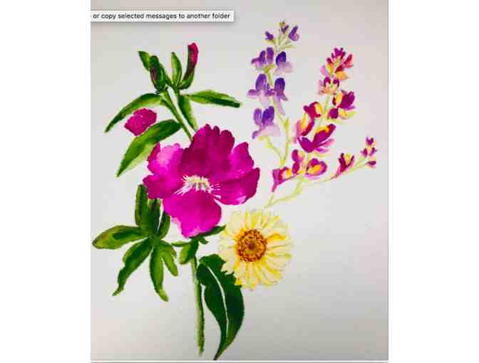 Watercolor - Signed Limited Edition by Local Artist Barbara Saxe