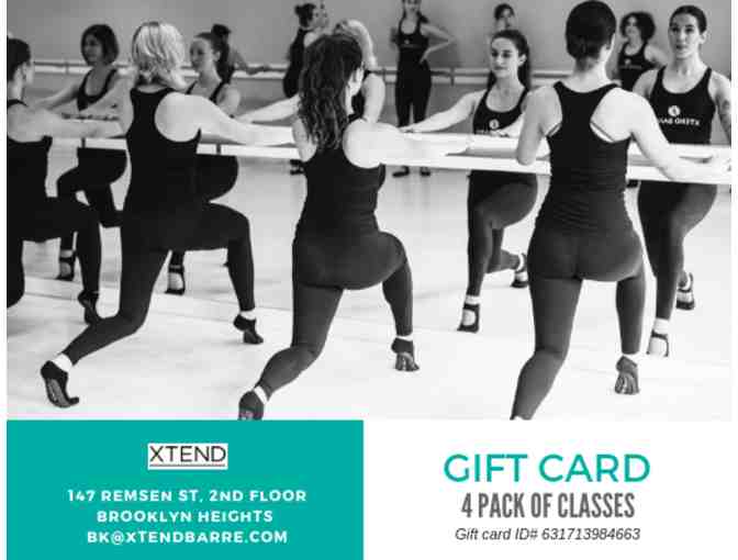 Xtend Barre - 4 class pack - Brooklyn