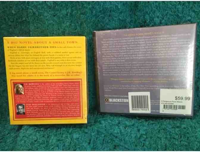 Two (2) Audio Books - Authors Jacqueline Winspear & J.K. Rowling