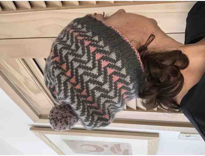 Lightweight, Hand-knit Beanie