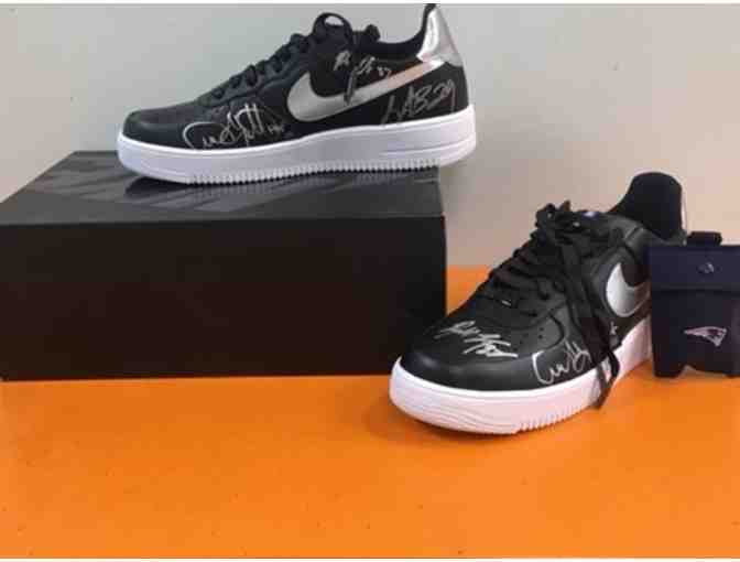 South Boston B & G Club item- Patriots autographed sneakers