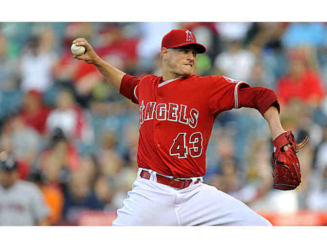Garrett Richards Autographed Baseball with Display Case