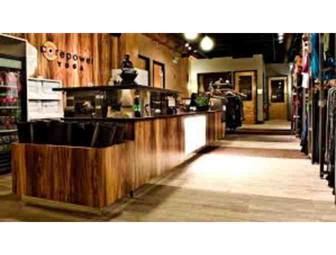 One month of unlimited yoga at ANY Corepower Yoga