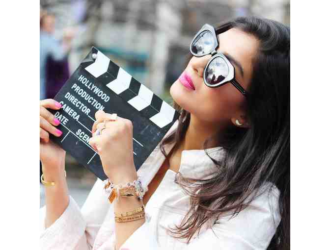 14K Gold Vermeil Hollywood Hills Charm and Chain by Jet Set Candy