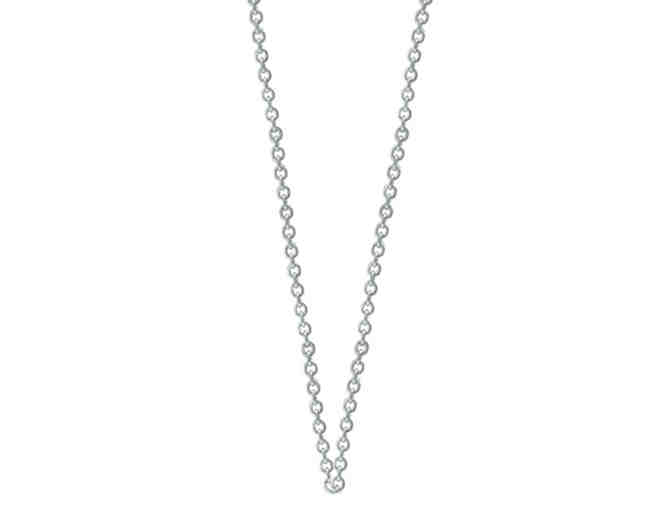 Two Tone Palm Tree Charm and Sterling Silver Chain by Jet Set Candy