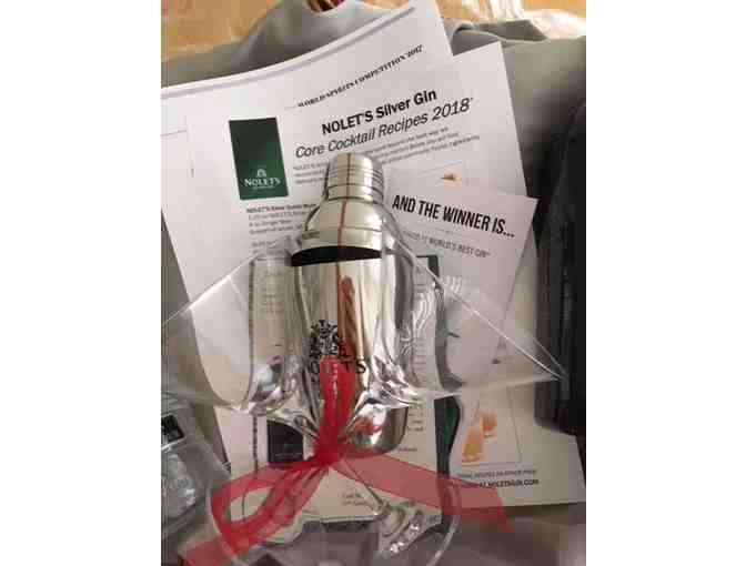 Signed Nolet Silver Gin and Kettle One Vodka Gift Basket