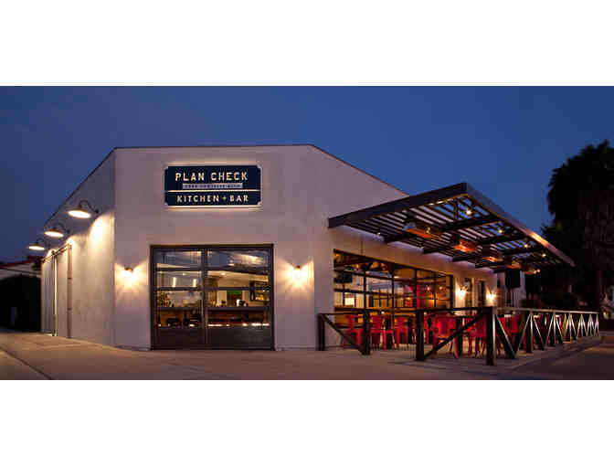 $100 Gift Card to ANY Plan Check Kitchen & Bar Restaurant