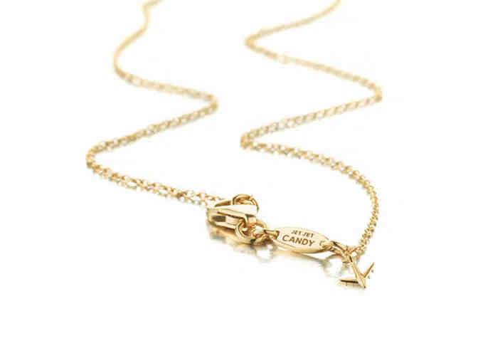 14K Gold Vermeil Hollywood Hills Charm and Chain by Jet Set Candy