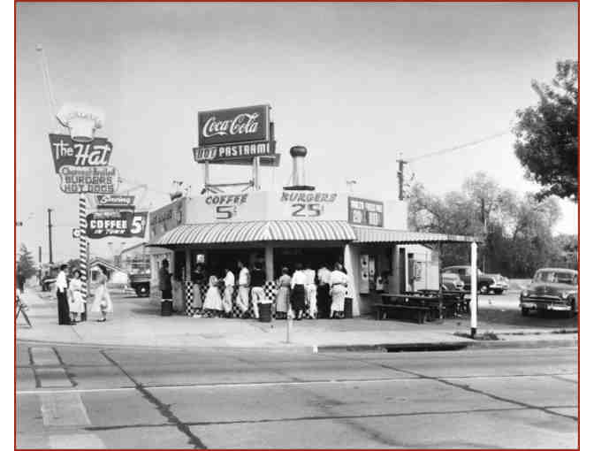 Four (4) Gift Certificates valid for a sandwich and soft drink at The Hat Pasadena