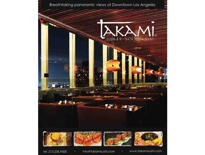 $100 Gift Card to Takami Sushi and Robata