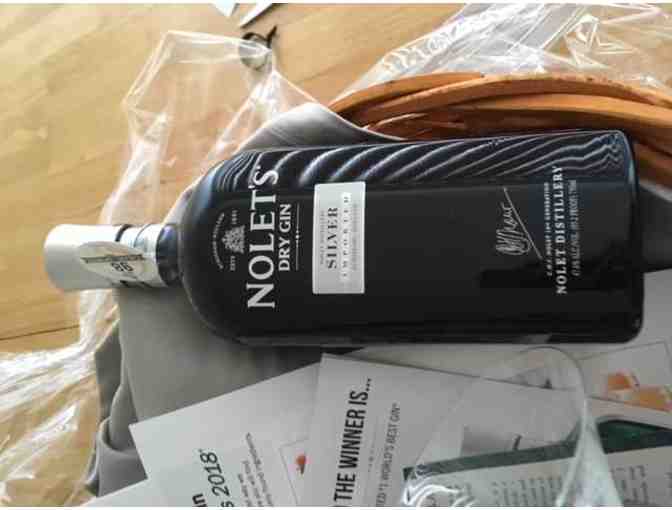 Signed Nolet Silver Gin and Kettle One Vodka Gift Basket