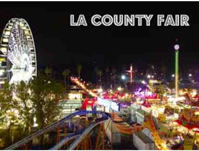 4 Any Day Admission Tickets & 1 general parking pass to the 2019 LA County Fair