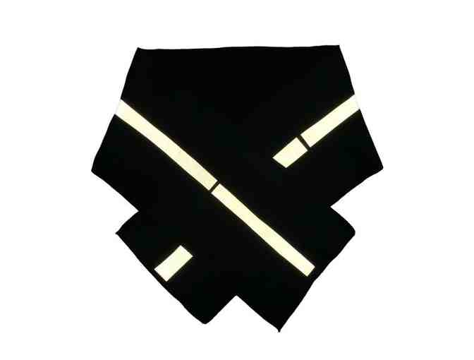 Reflective scarf, bandanna & t-shirt for walking Fido or running