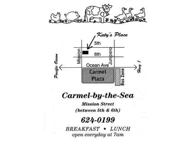 $40 Gift Certificate to Katy's Place in Carmel, CA