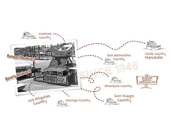 Six coupons for burger combos at ANY Original Tommy's World Famous Hamburgers