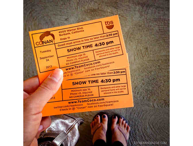 Enjoy 4 VIP tickets to a Live Taping of Conan!
