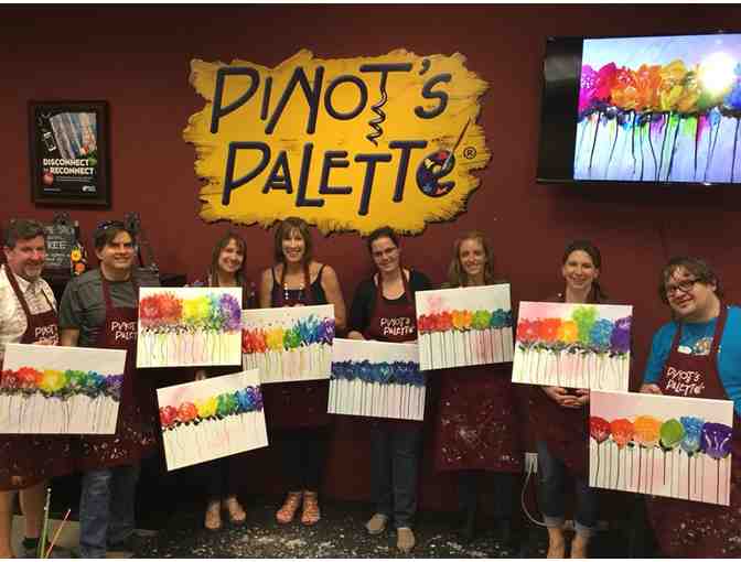$70 Paint and Sip Gift Certificate for Encino Pinot's Palette location