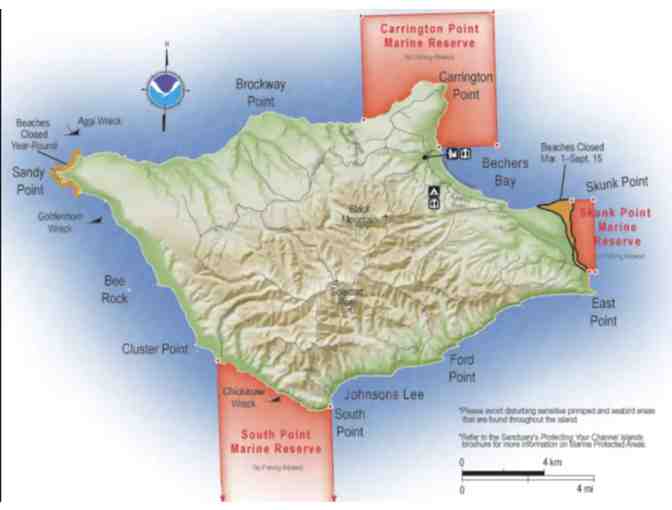 Excursion Day Pass for 2 Adults to Santa Rosa Island by Island Packers