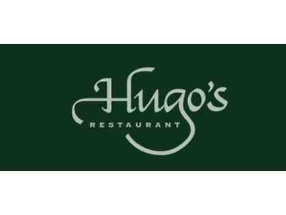 Dinner for 2 at Hugo's Restaurant