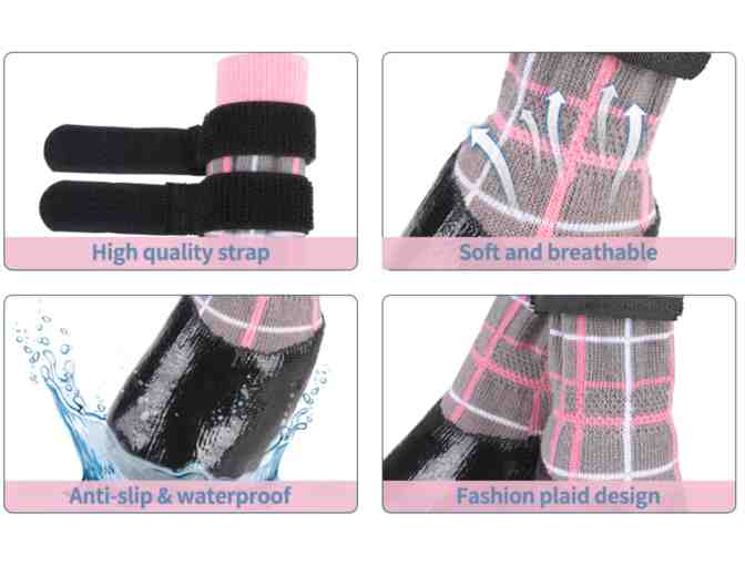 Anti-slip Dog Socks by BINGPET, Medium