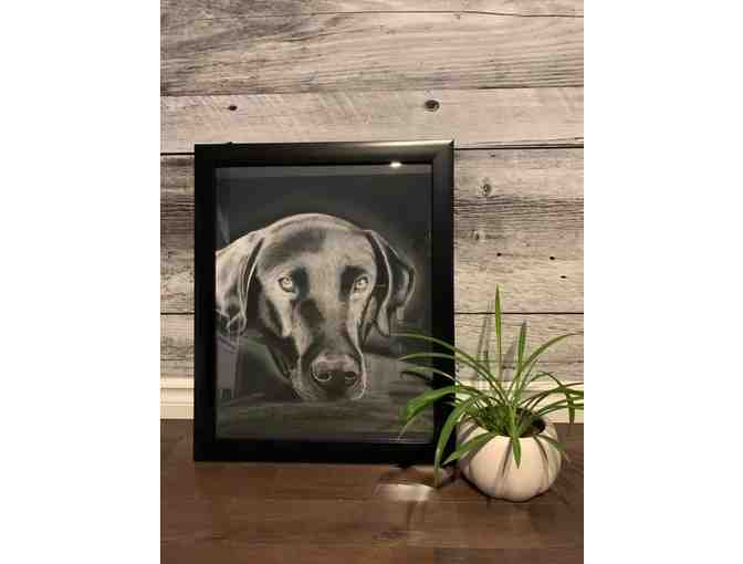Custom Pet Portrait - 8 x 10 Portrait Framed