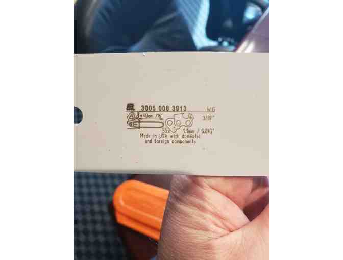 Stihl Chainsaw MS170 40 cm/16' blade and Carrier Package