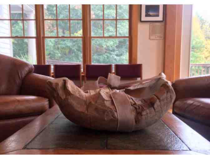Live Edge Teak Bowl from Farm + Table