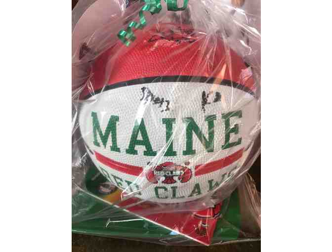 Red Claws - autographed basketball