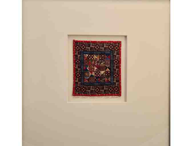 Miniature Quilt - Broken Dishes Baby by Kate Adams