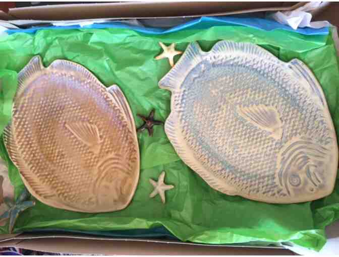 Handmade sandwich plates - set of 2