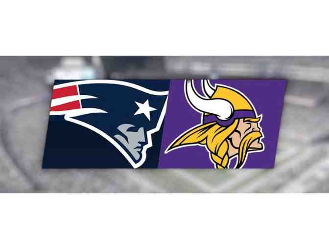 Patriots tickets! 4 tickets vs. Vikings on December 2nd