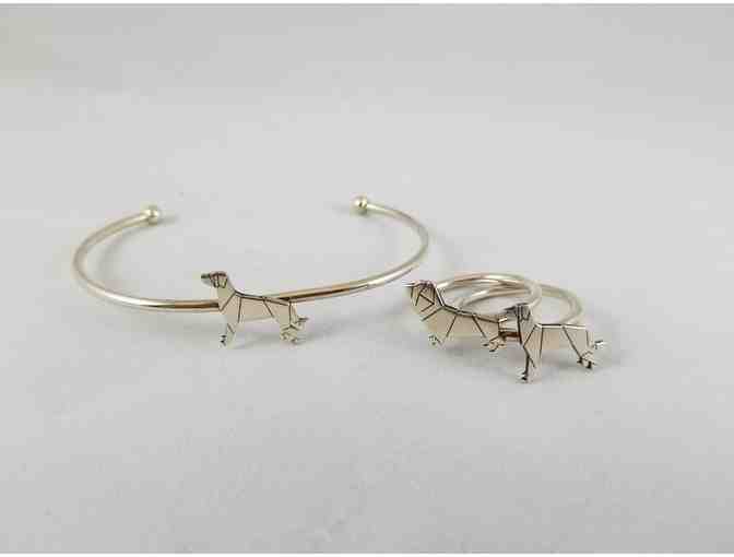 Origami Dog Rings & Bracelet set!