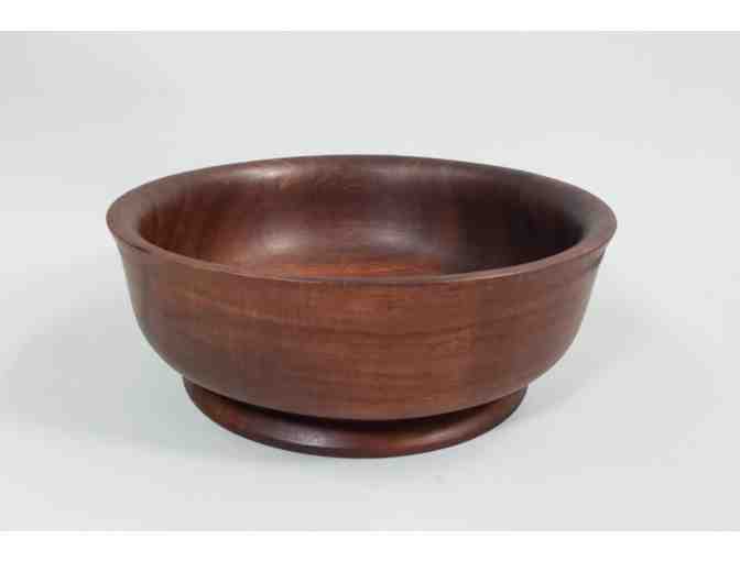 Koa Wood Bowl by Russ Johnson 3.25' high, 7.75' diameter