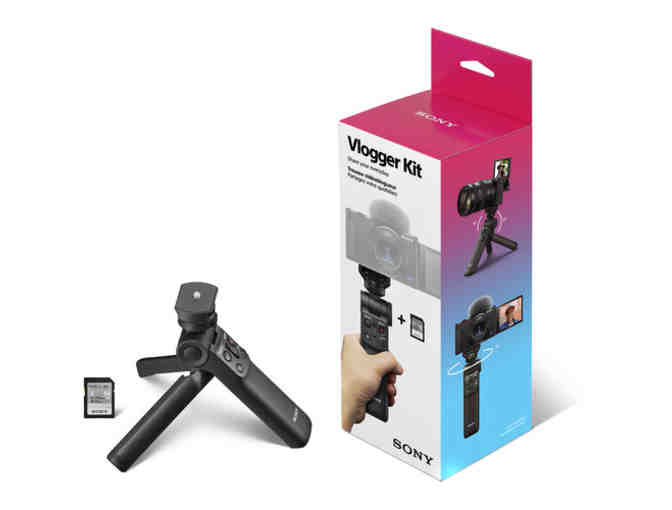 Sony ZV-1 Camera With Sony Vlogger Acc Kit Bluetooth Grip/ Tripod/ 64GB