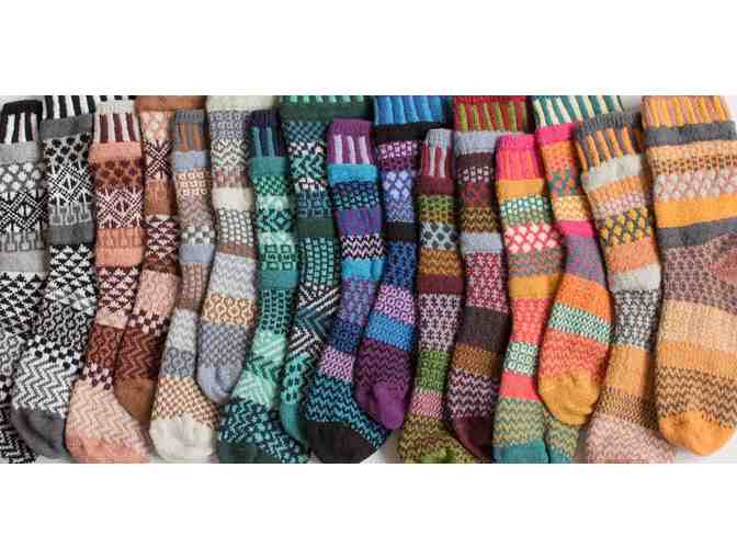 lion and blue - 2prs Solemate Mismatched Socks